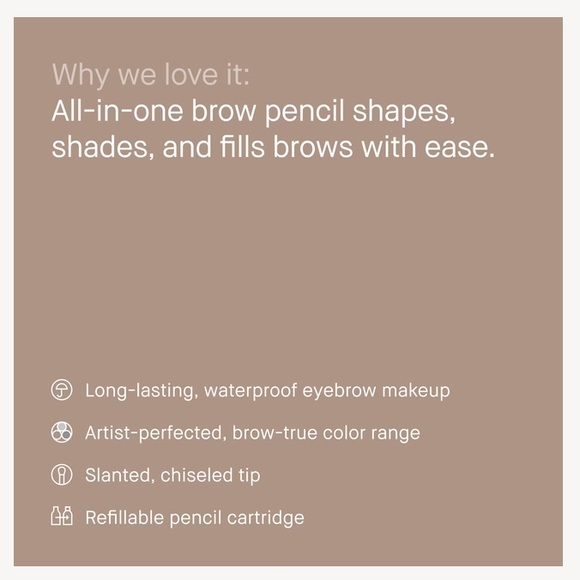 NWT Bobbi Brown Perfectly Defined Long-Wear Brow Pencil, Rich Brown - Picture 8 of 9